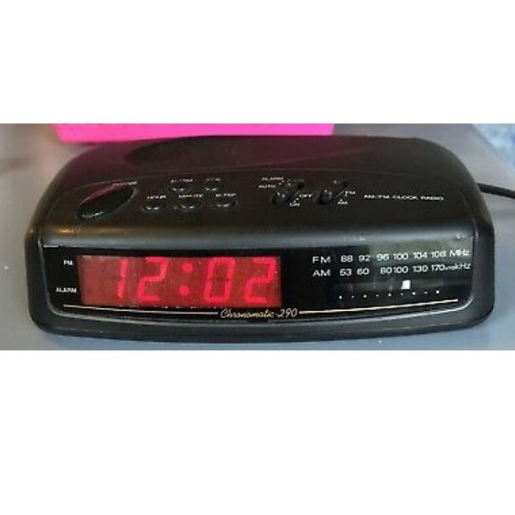 Portable Audio & Video | Clock Am Fm Radio Dual Alarm Clockred Led ...